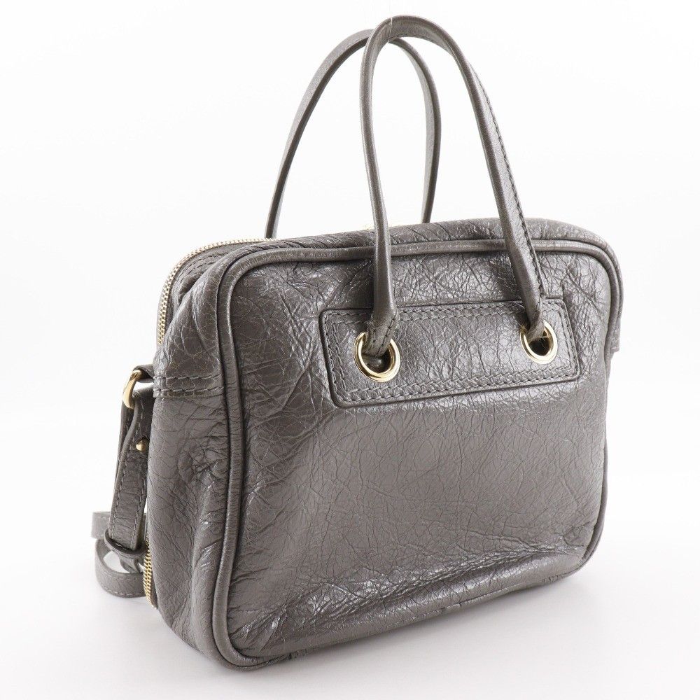 Balenciaga Balenciaga Blanket Square Bag Leather Size ONE SIZE - 2 Thumbnail