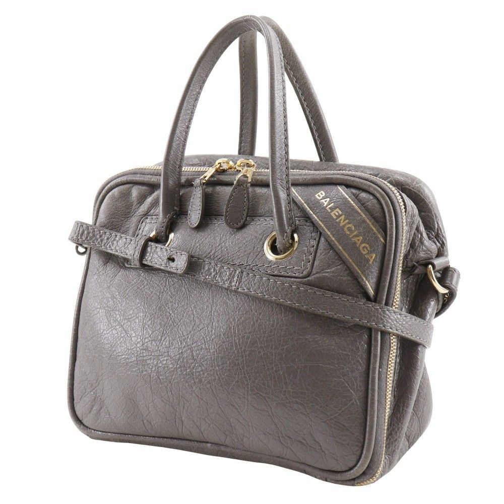 Balenciaga Balenciaga Blanket Square Bag Leather Size ONE SIZE - 3 Thumbnail