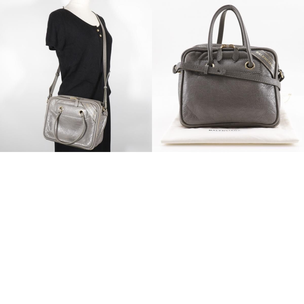 Balenciaga Balenciaga Blanket Square Bag Leather Size ONE SIZE - 10 Thumbnail