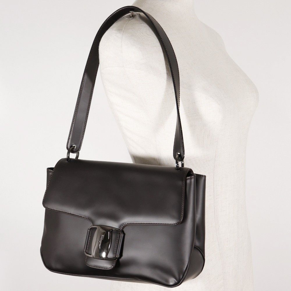 Salvatore Ferragamo Salvatore Ferragamo Vala Shoulder Bag Leather Size ONE SIZE - 9 Thumbnail