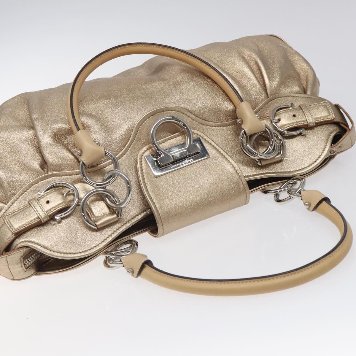 Salvatore Ferragamo Salvatore Ferragamo Marisa Satchel Leather Size ONE SIZE - 16 Thumbnail