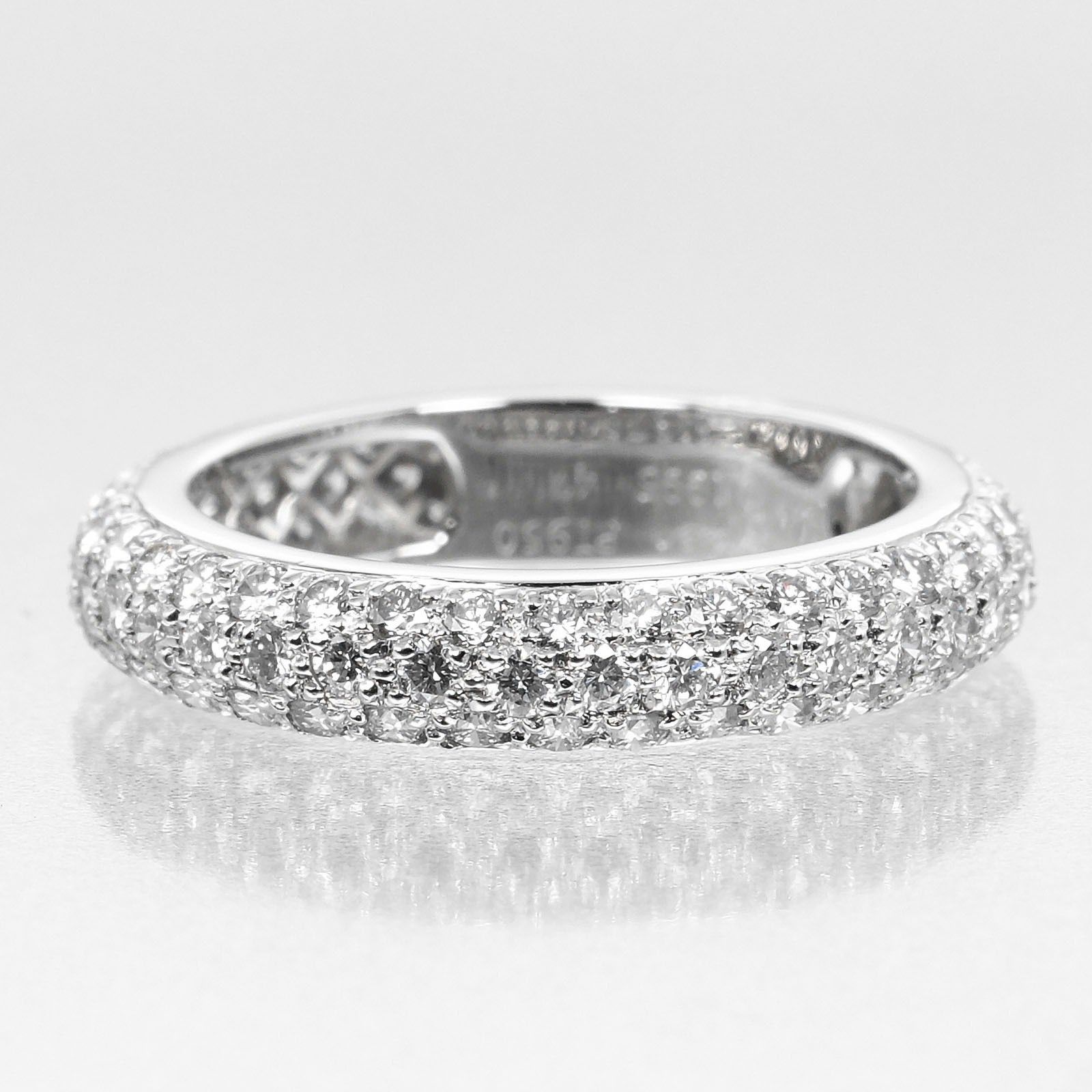 Cartier Cartier Mimi Full Pave Band Ring Platinum with Diamonds Size ONE SIZE - 9 Thumbnail