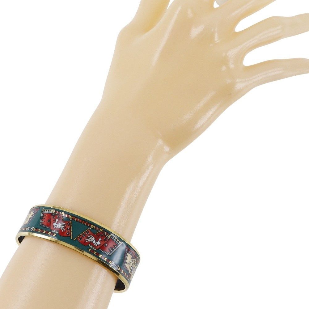 Hermes Hermes Caleche Bangle Bracelet Enamel Size ONE SIZE - 8 Thumbnail