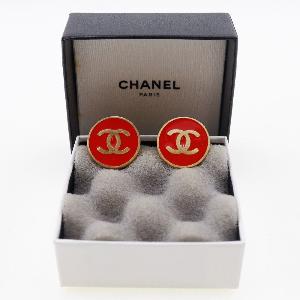 Chanel Chanel Vintage CC Round Clip-On Earrings Metal Size ONE SIZE - 6 Thumbnail