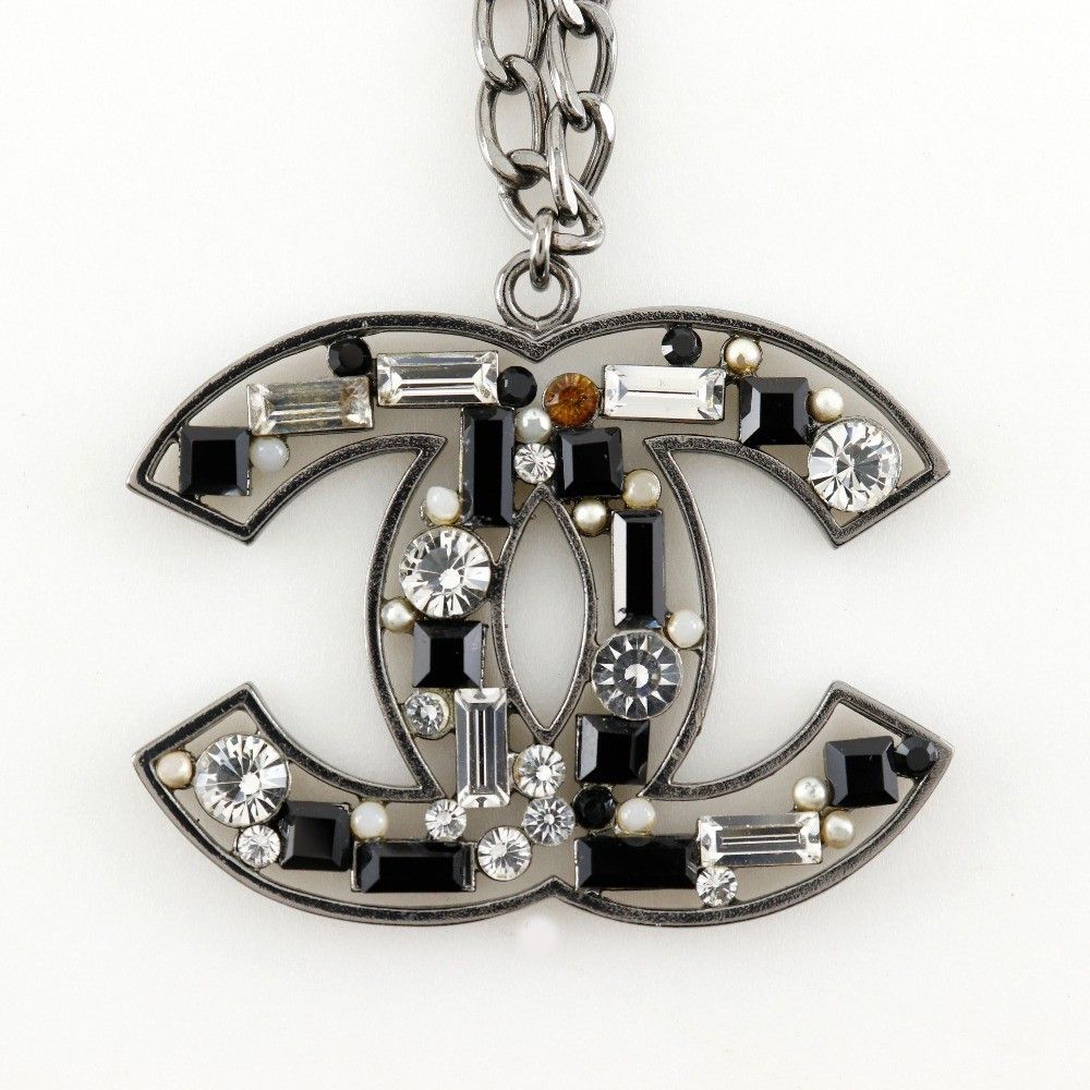 Chanel Chanel CC Pendant Metal with Crystals Size ONE SIZE - 5 Thumbnail
