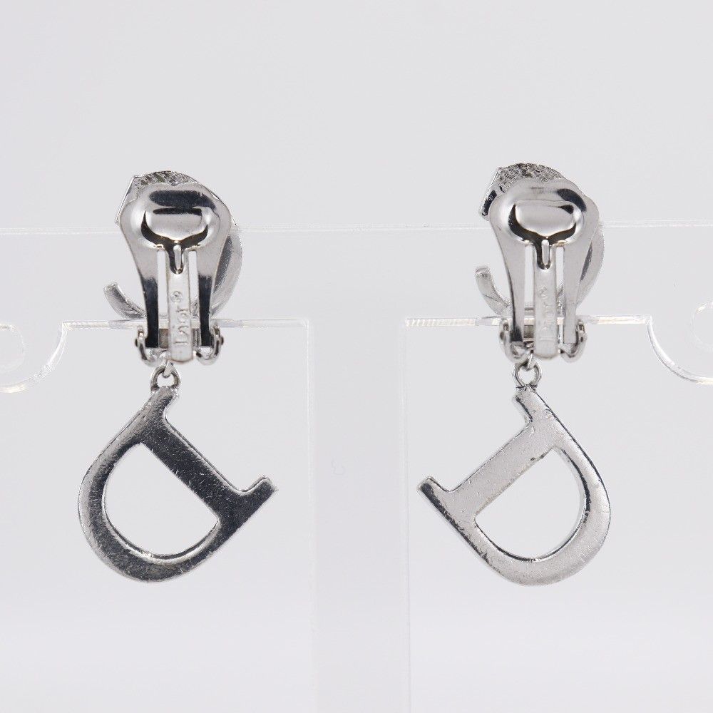 Dior Christian Dior Vintage CD Clip-On Earrings Metal Size ONE SIZE - 2 Thumbnail