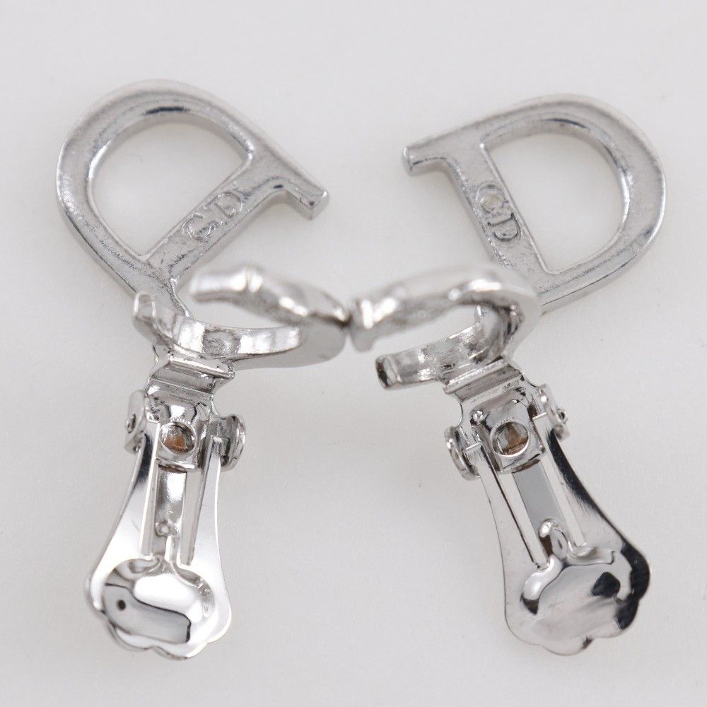 Dior Christian Dior Vintage CD Clip-On Earrings Metal Size ONE SIZE - 3 Thumbnail
