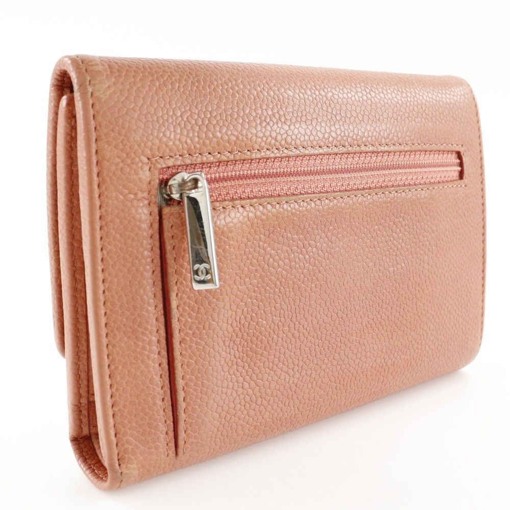 Chanel Chanel CC Trifold Flap Wallet Leather Size ONE SIZE - 2 Thumbnail