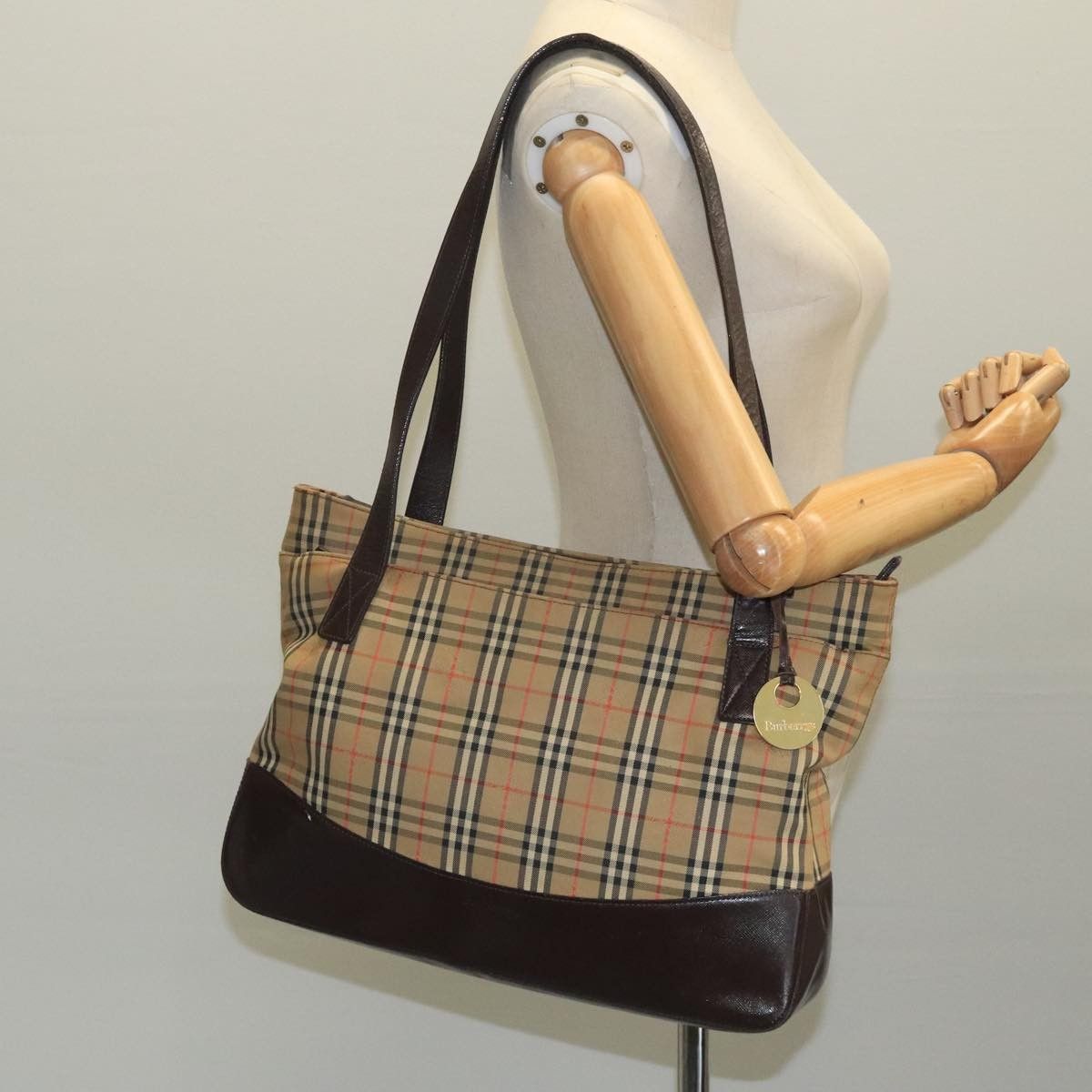 Burberry Burberry Nova Check Tote canvas check pattern Size ONE SIZE - 12 Thumbnail