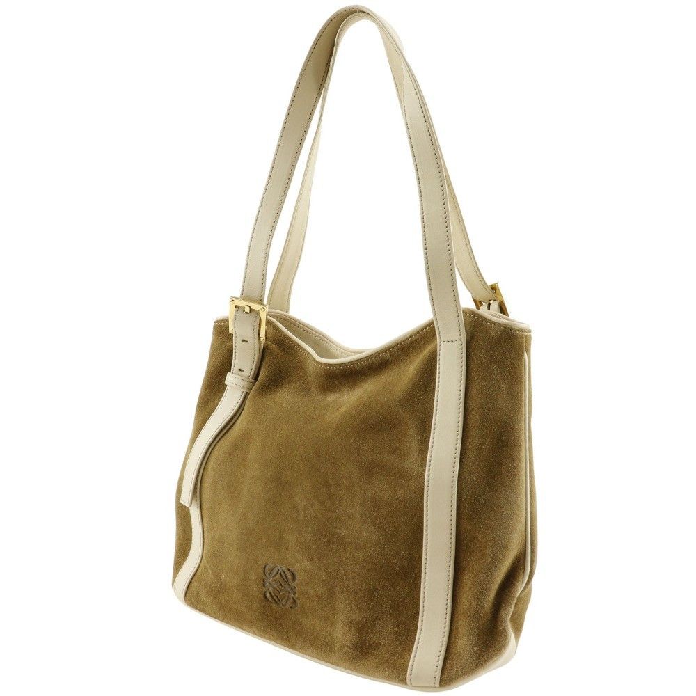 Loewe Loewe Anagram Shoulder Bag Suede Size ONE SIZE - 3 Thumbnail