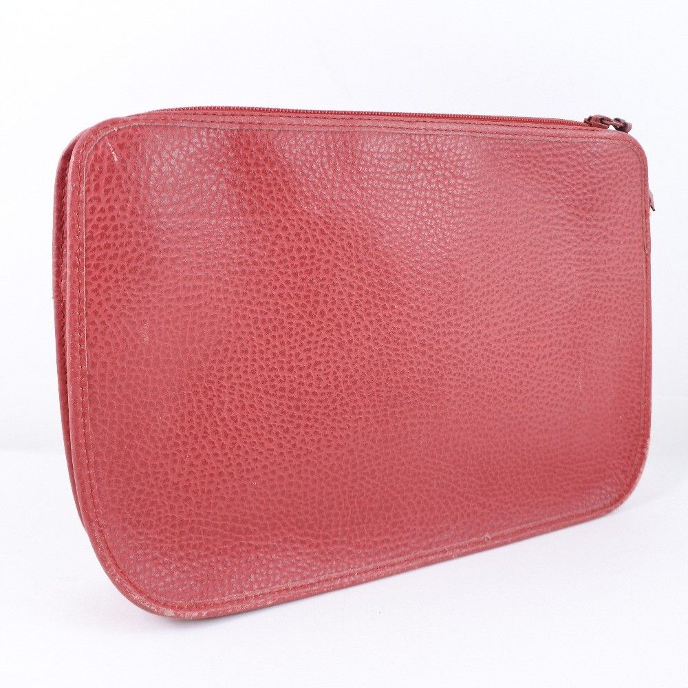 Dior Christian Dior Logo Pouch Leather Size ONE SIZE - 2 Thumbnail