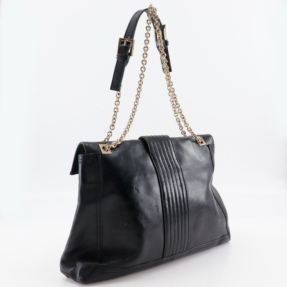 Fendi Fendi Maxi Baguette Chain Shoulder Bag Leather Size ONE SIZE - 2 Thumbnail