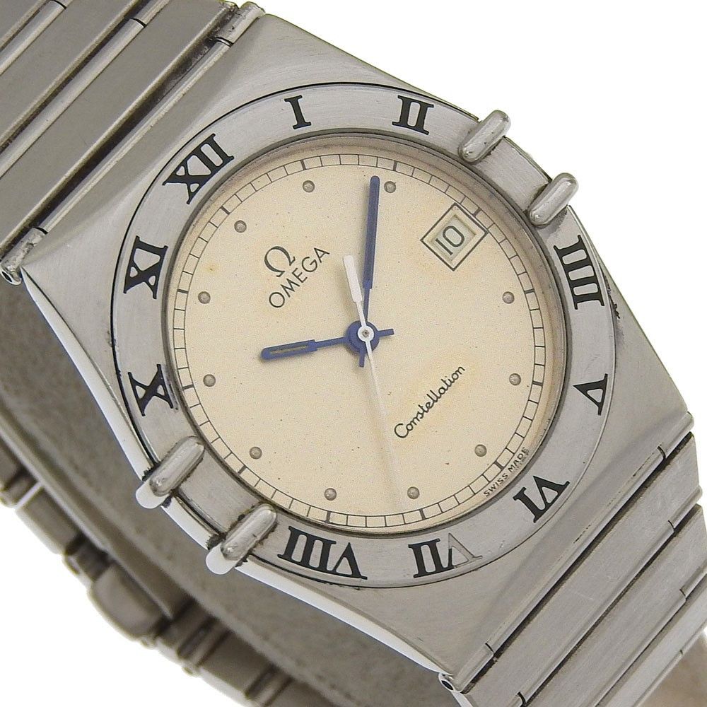 Omega Omega Constellation Day Date Quartz Watch Stainless Steel Size ONE SIZE - 8 Thumbnail