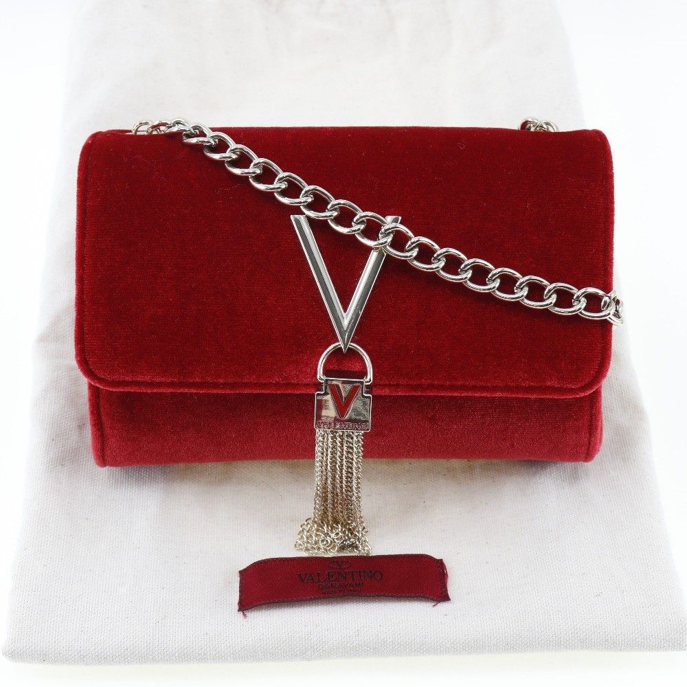 Valentino Valentino Garavani Divina Velvet Size ONE SIZE - 8 Thumbnail