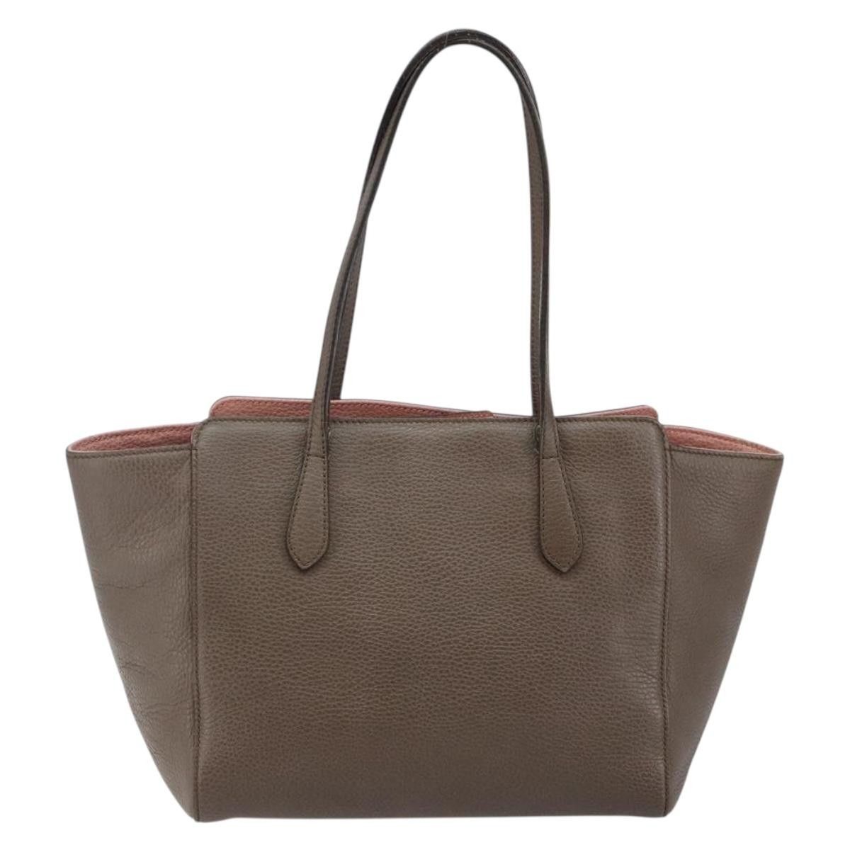 Gucci Gucci Swing Tote Leather Size ONE SIZE - 2 Thumbnail