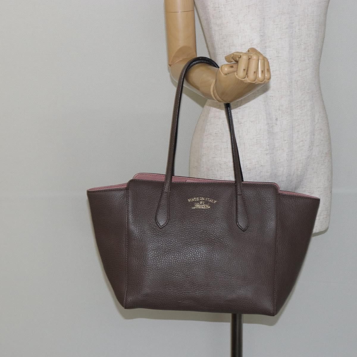 Gucci Gucci Swing Tote Leather Size ONE SIZE - 13 Thumbnail