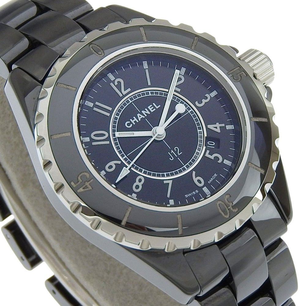 Chanel Chanel J12 Quartz Watch Ceramic and Stainless Steel Size ONE SIZE - 5 Thumbnail