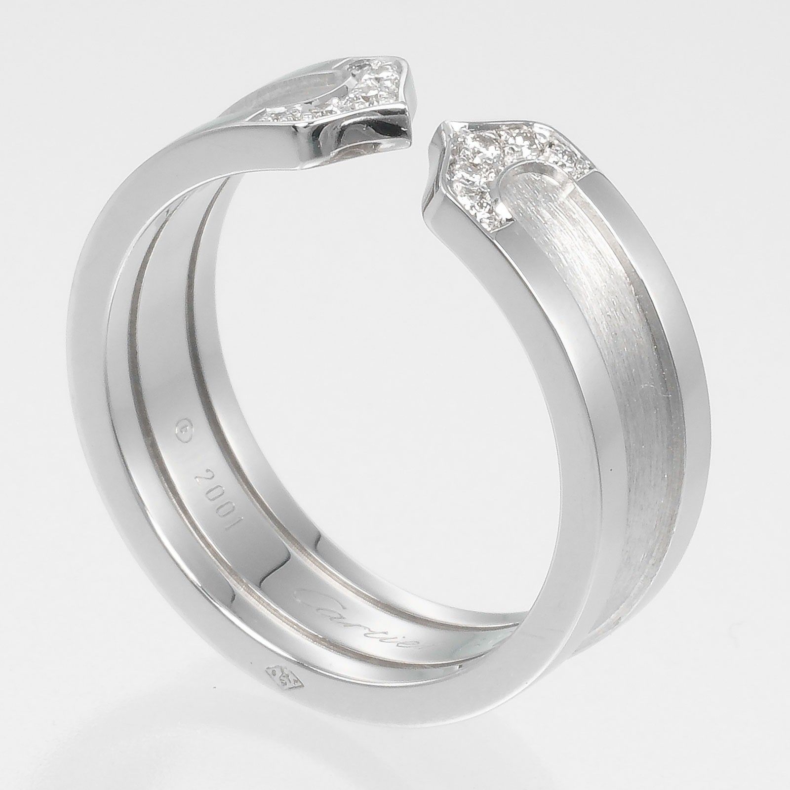 Cartier Cartier 2C de cartier 18K white Gold Size ONE SIZE - 2 Thumbnail