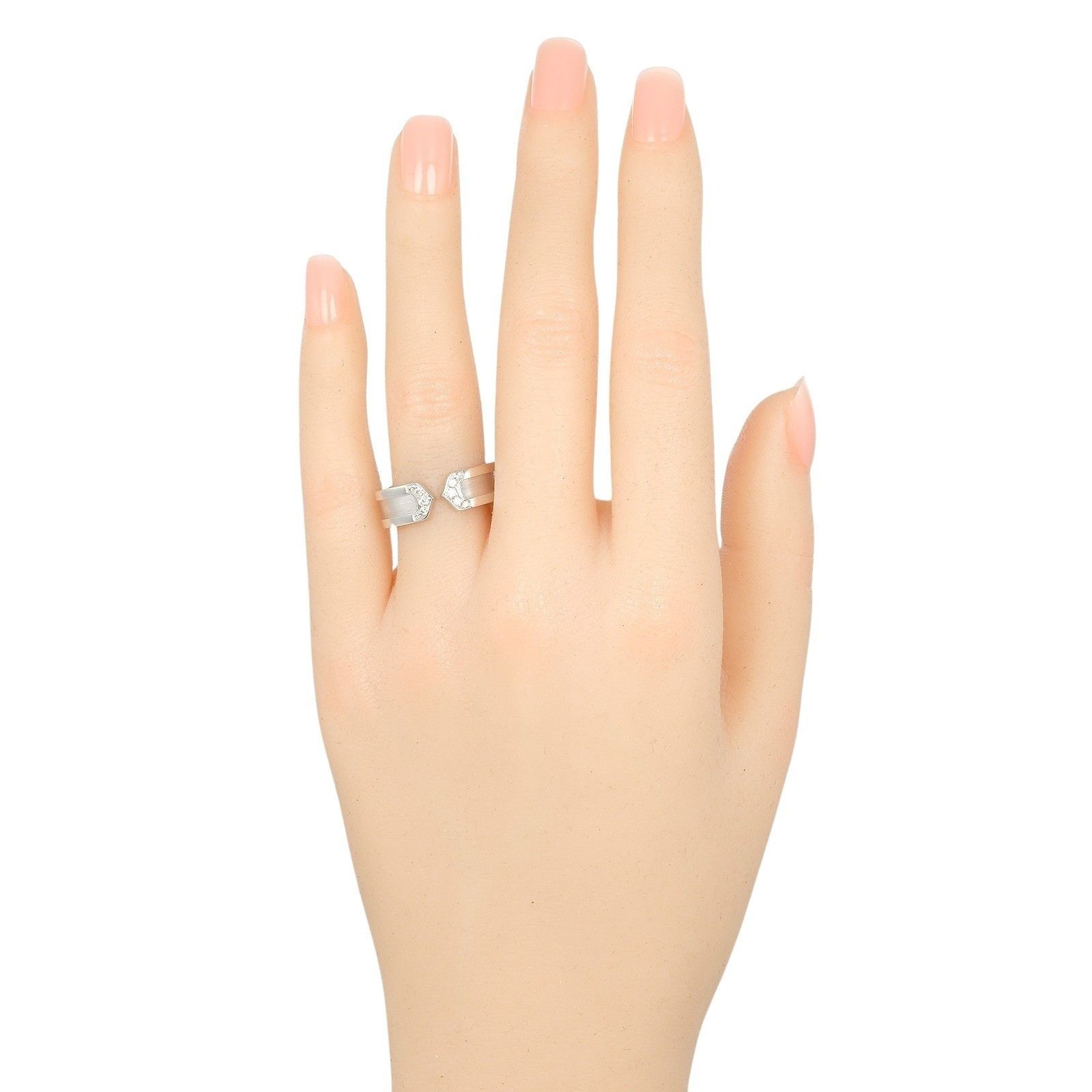 Cartier Cartier 2C de cartier 18K white Gold Size ONE SIZE - 7 Thumbnail