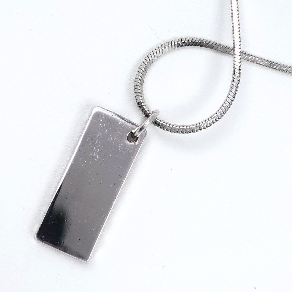 Dior Christian Dior Trotter Motif Necklace Engraved Metal Size ONE SIZE - 2 Thumbnail