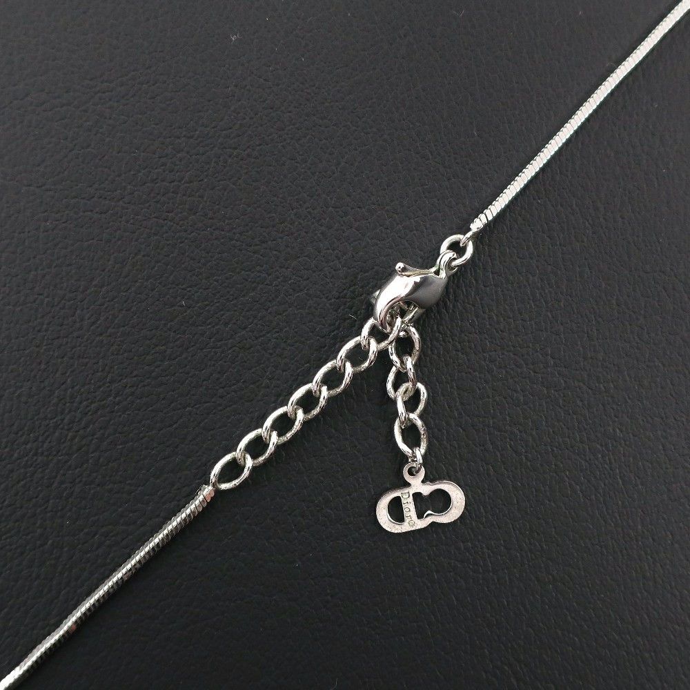 Dior Christian Dior Trotter Motif Necklace Engraved Metal Size ONE SIZE - 4 Thumbnail
