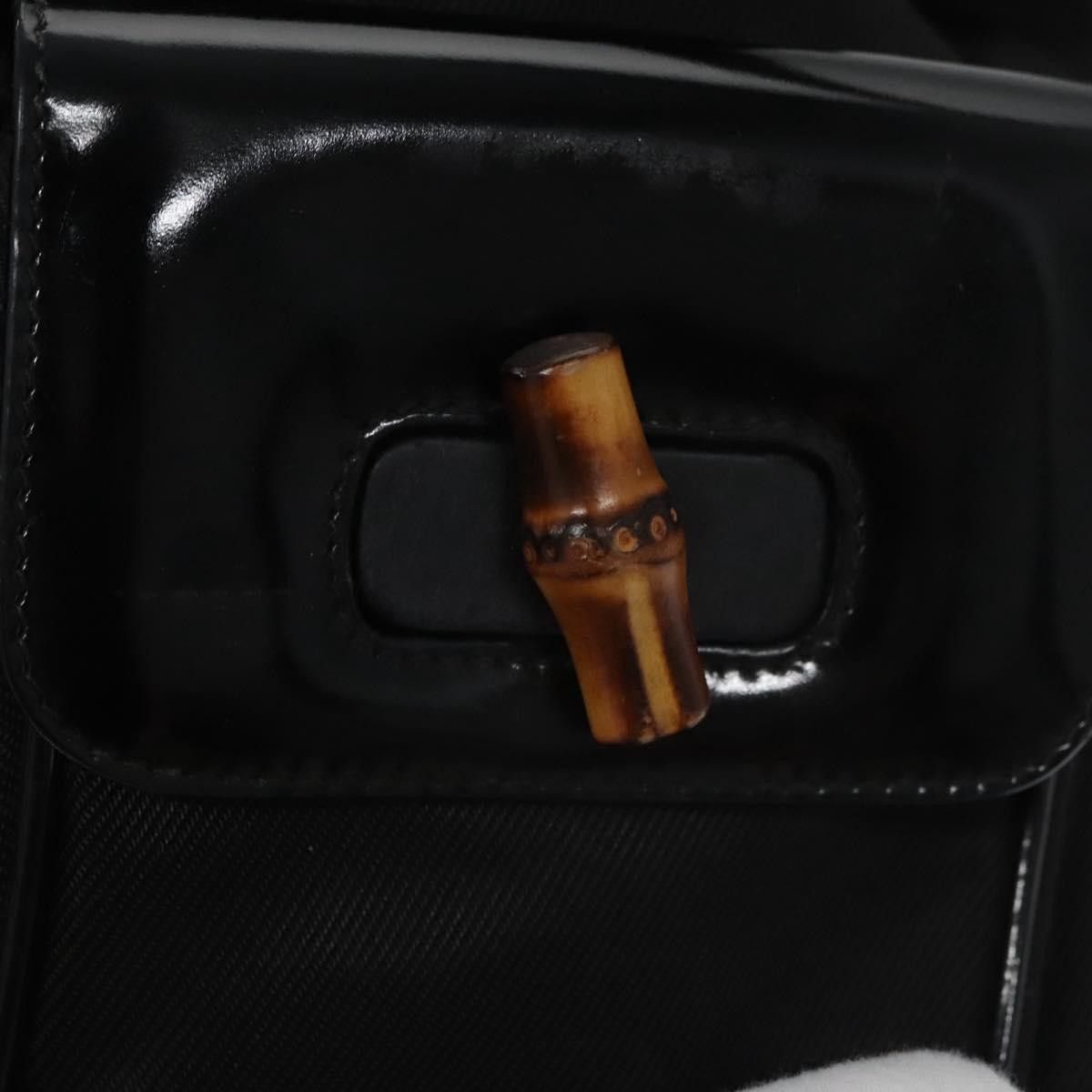 Gucci Gucci Vintage Bamboo Backpack Patent Size ONE SIZE - 15 Thumbnail