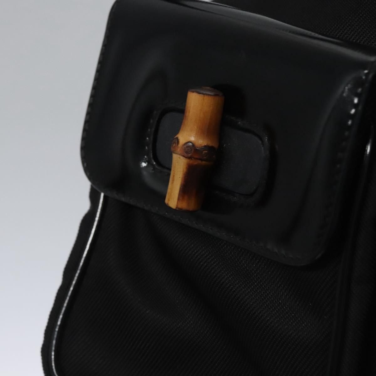 Gucci Gucci Vintage Bamboo Backpack Patent Size ONE SIZE - 16 Thumbnail