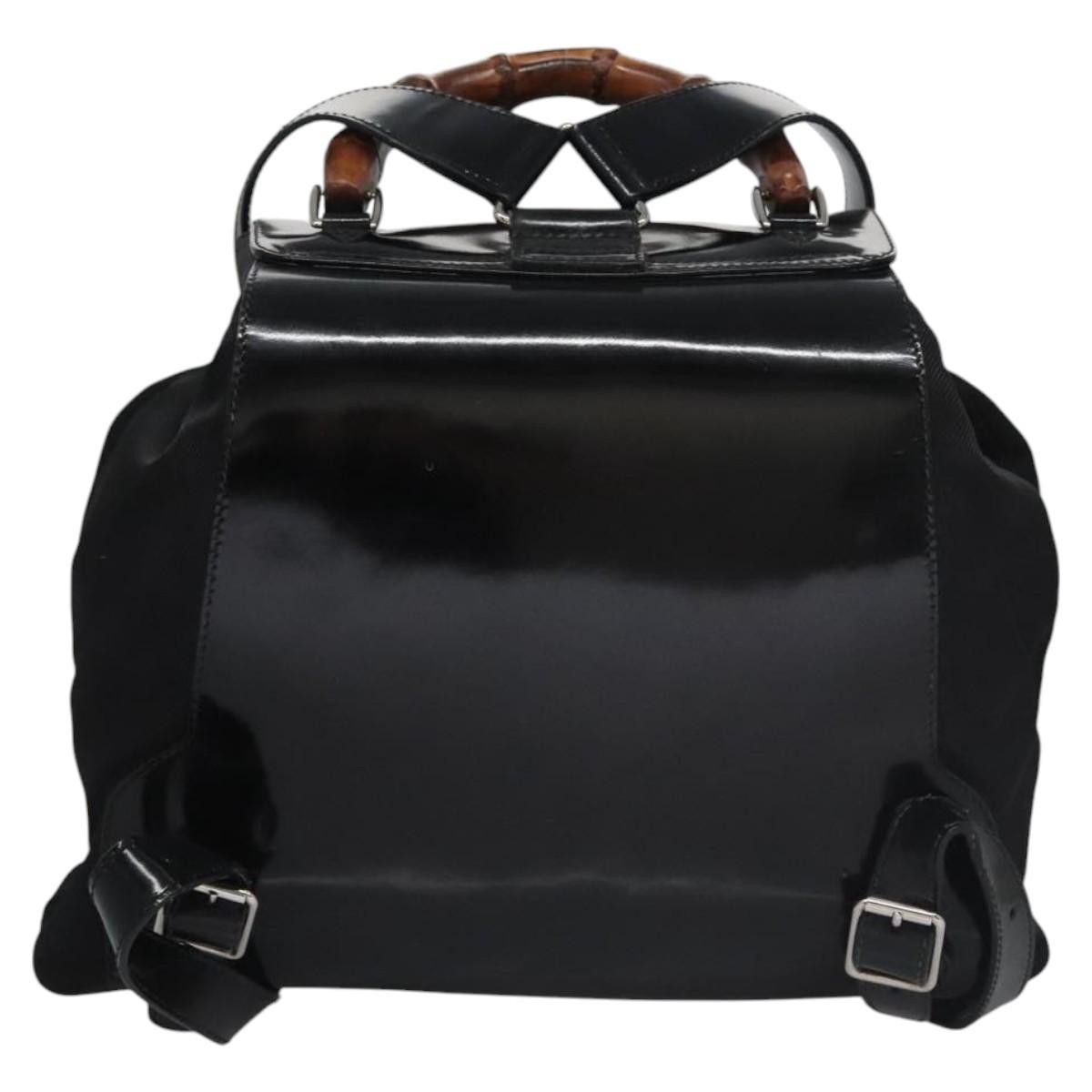 Gucci Gucci Vintage Bamboo Backpack Patent Size ONE SIZE - 2 Thumbnail