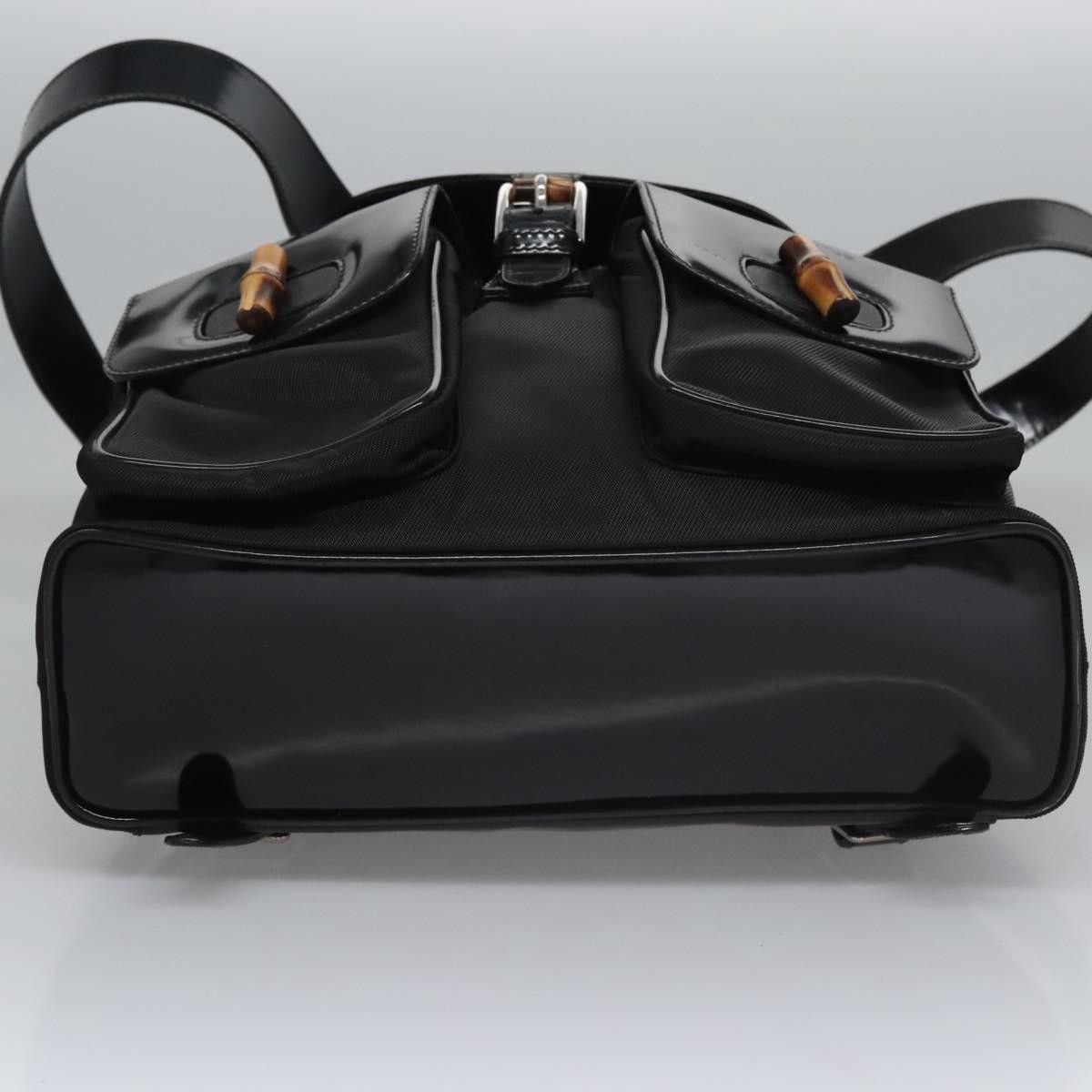 Gucci Gucci Vintage Bamboo Backpack Patent Size ONE SIZE - 23 Thumbnail