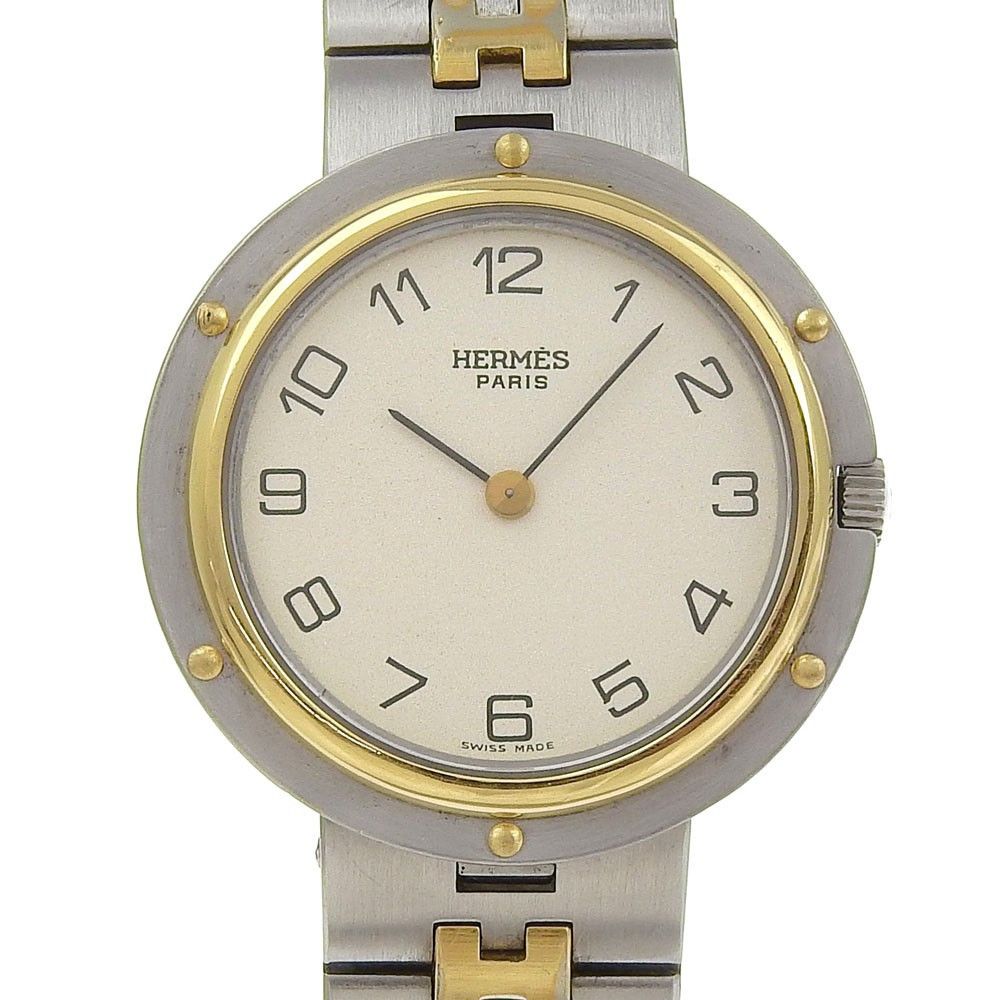 Hermes Hermes Profile Quartz Watch Stainless Steel and Plated Metal Size ONE SIZE - 5 Thumbnail