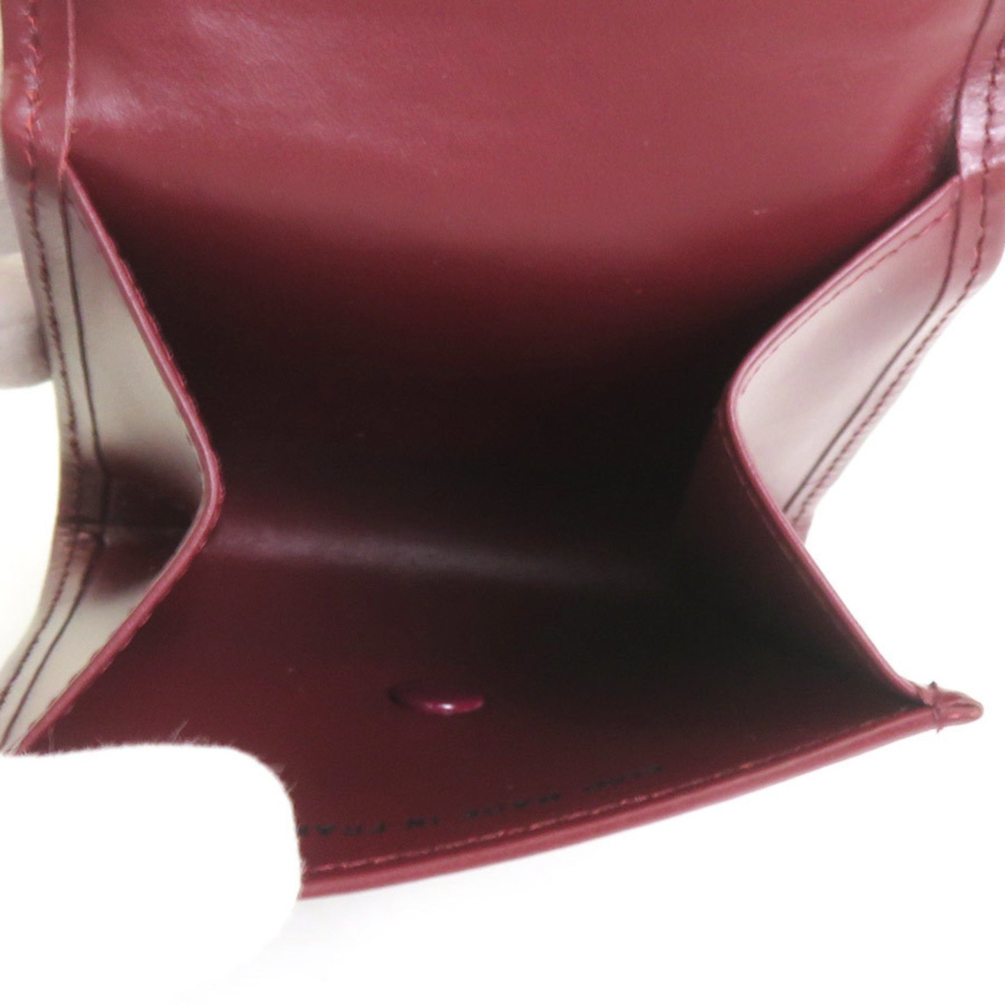 Cartier Cartier Must Line Leather Wallet/Coin Case, Bordeaux, Men's/Women's, H31639a Size ONE SIZE - 3 Thumbnail