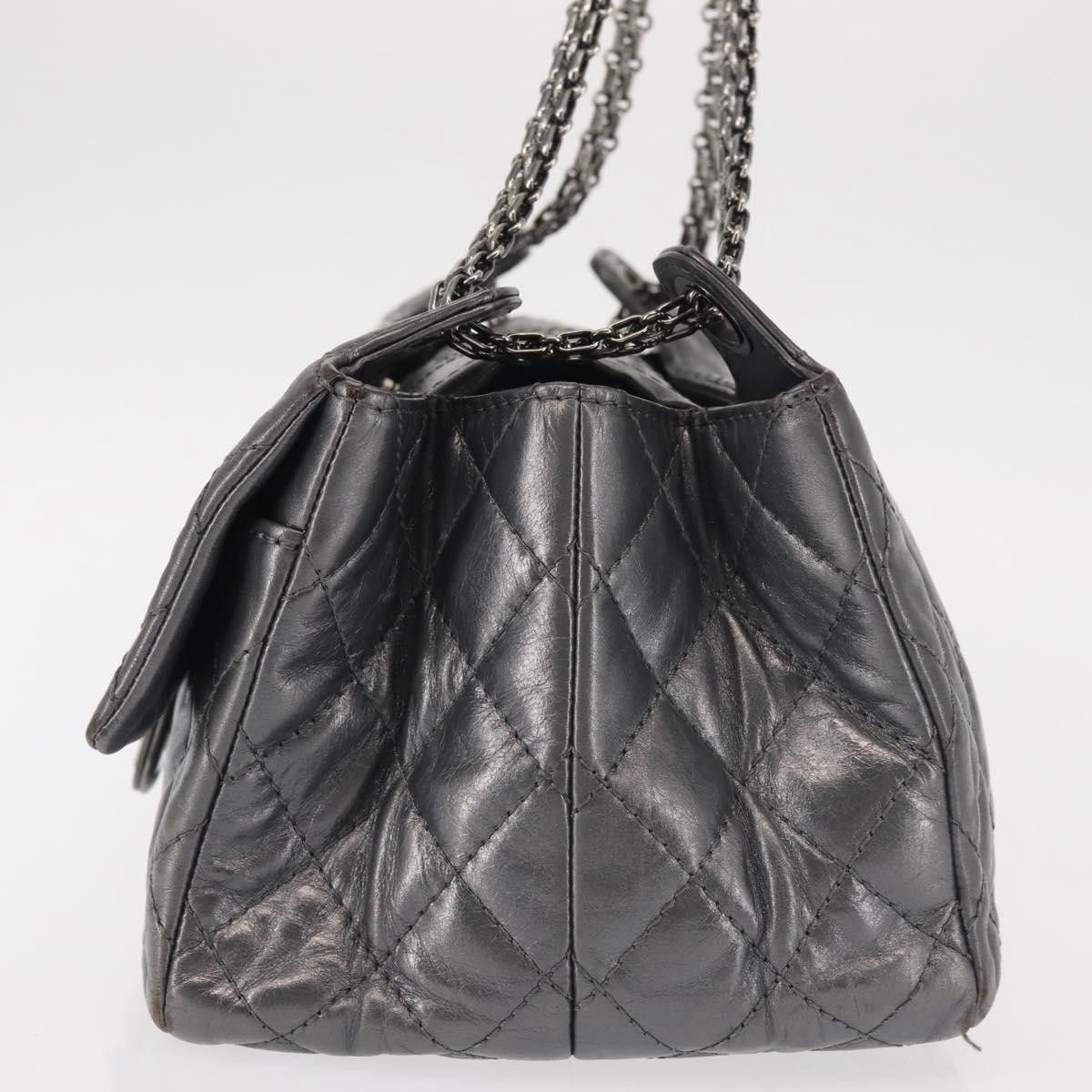 Chanel Chanel Reissue 2.55 Double Compartment Flap Bag Quilted Aged Calfskin Size ONE SIZE - 3 Thumbnail