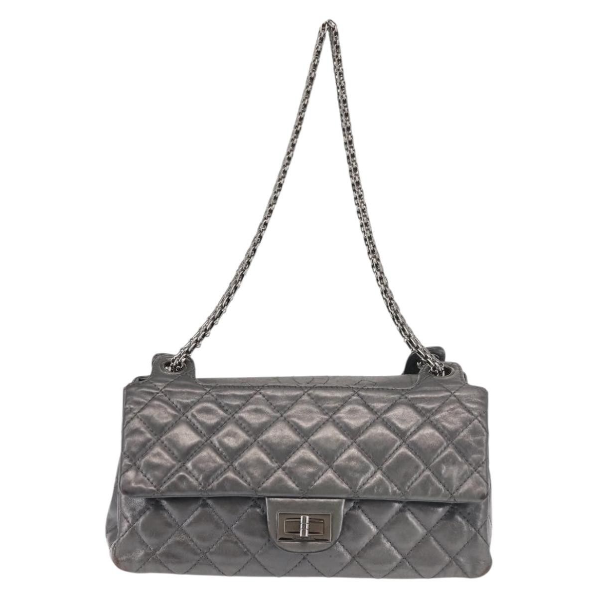 Chanel Chanel Reissue 2.55 Double Compartment Flap Bag Quilted Aged Calfskin Size ONE SIZE - 13 Thumbnail