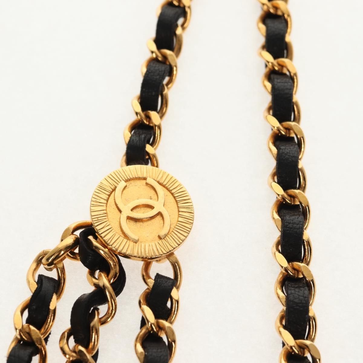 Chanel Chanel Vintage Multi-Chain Medallion Belt Metal and Leather Size ONE SIZE - 8 Thumbnail