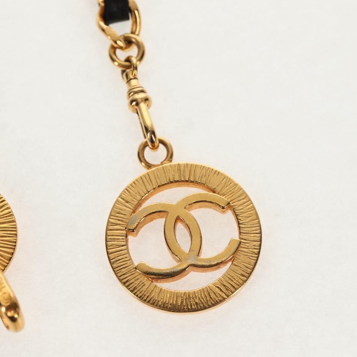 Chanel Chanel Vintage Multi-Chain Medallion Belt Metal and Leather Size ONE SIZE - 3 Thumbnail