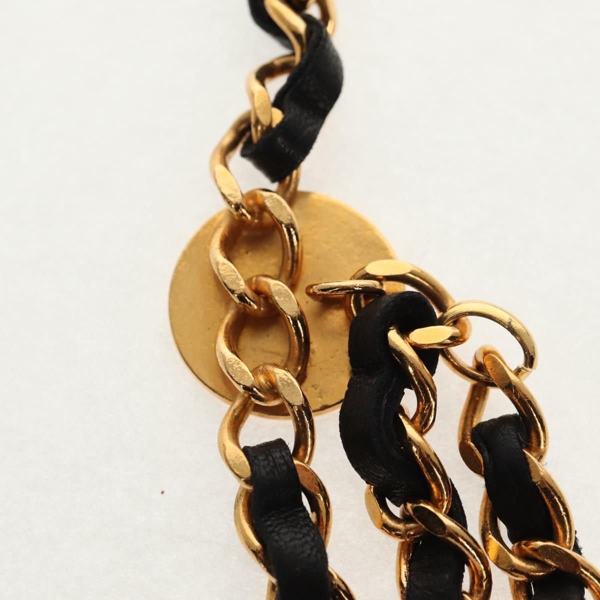 Chanel Chanel Vintage Multi-Chain Medallion Belt Metal and Leather Size ONE SIZE - 7 Thumbnail