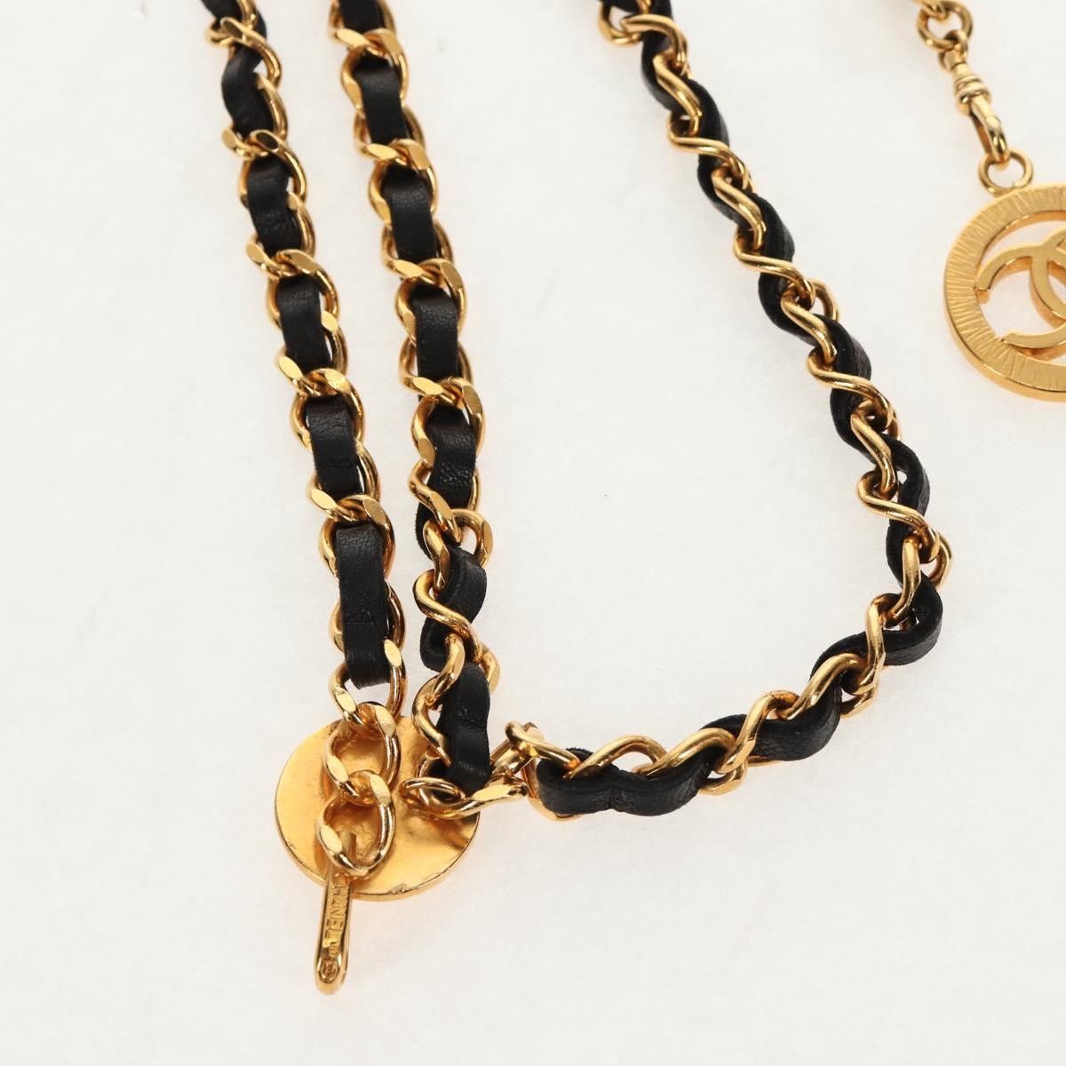 Chanel Chanel Vintage Multi-Chain Medallion Belt Metal and Leather Size ONE SIZE - 14 Thumbnail