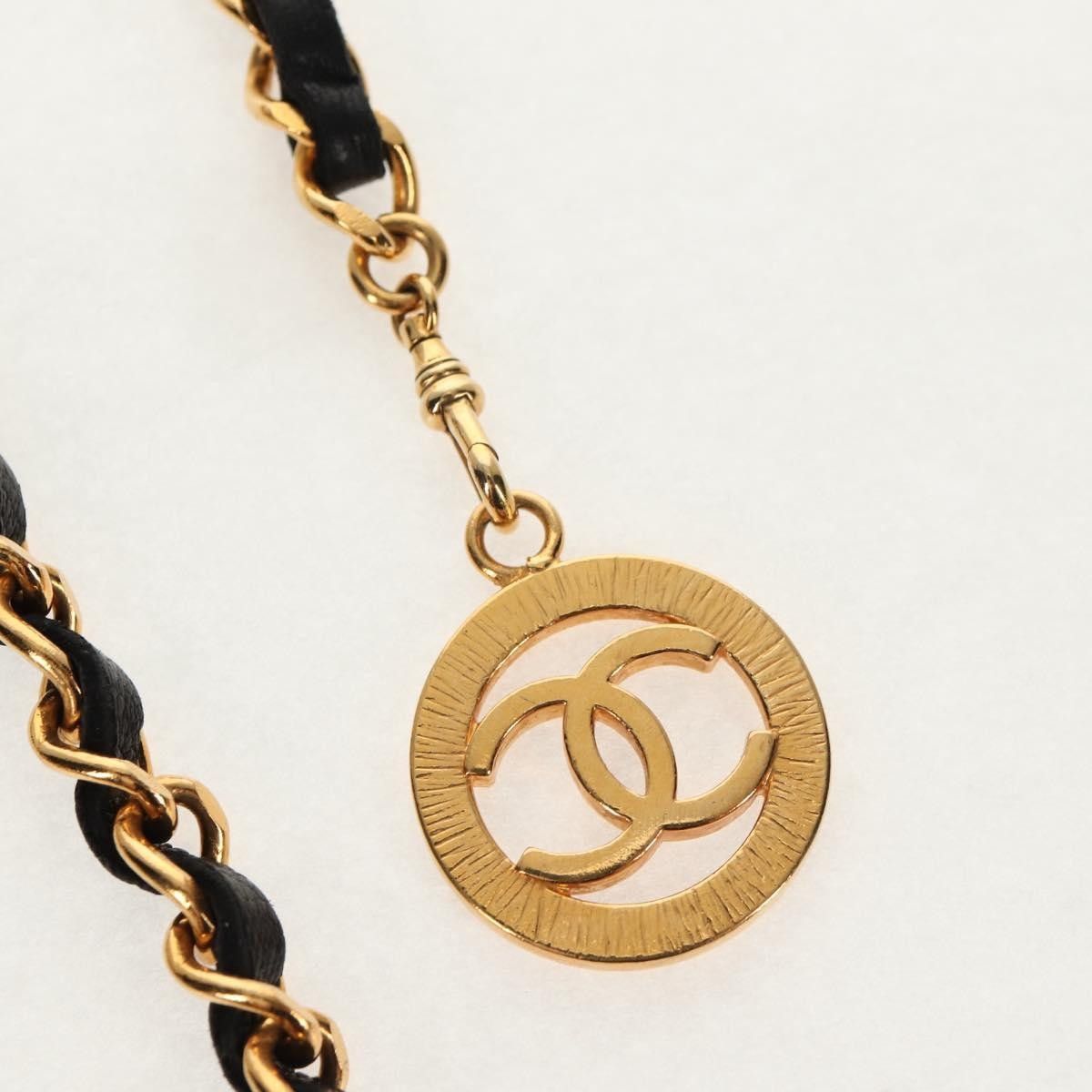 Chanel Chanel Vintage Multi-Chain Medallion Belt Metal and Leather Size ONE SIZE - 4 Thumbnail