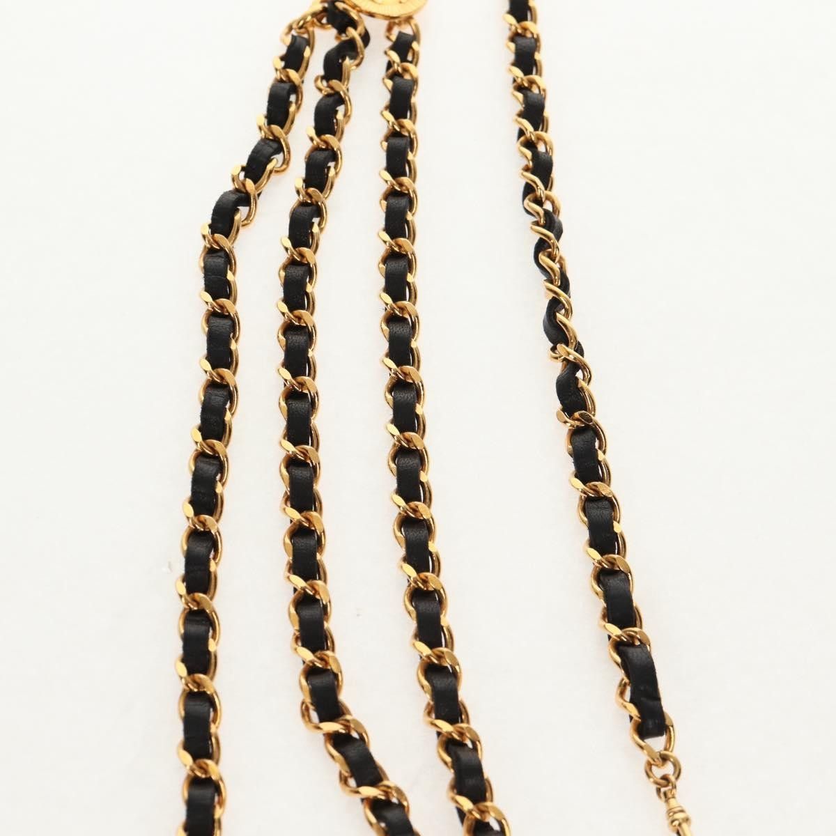 Chanel Chanel Vintage Multi-Chain Medallion Belt Metal and Leather Size ONE SIZE - 6 Thumbnail