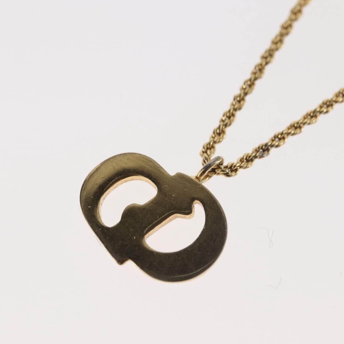 Dior Christian Dior CD Pendant Necklace Metal Size ONE SIZE - 9 Thumbnail