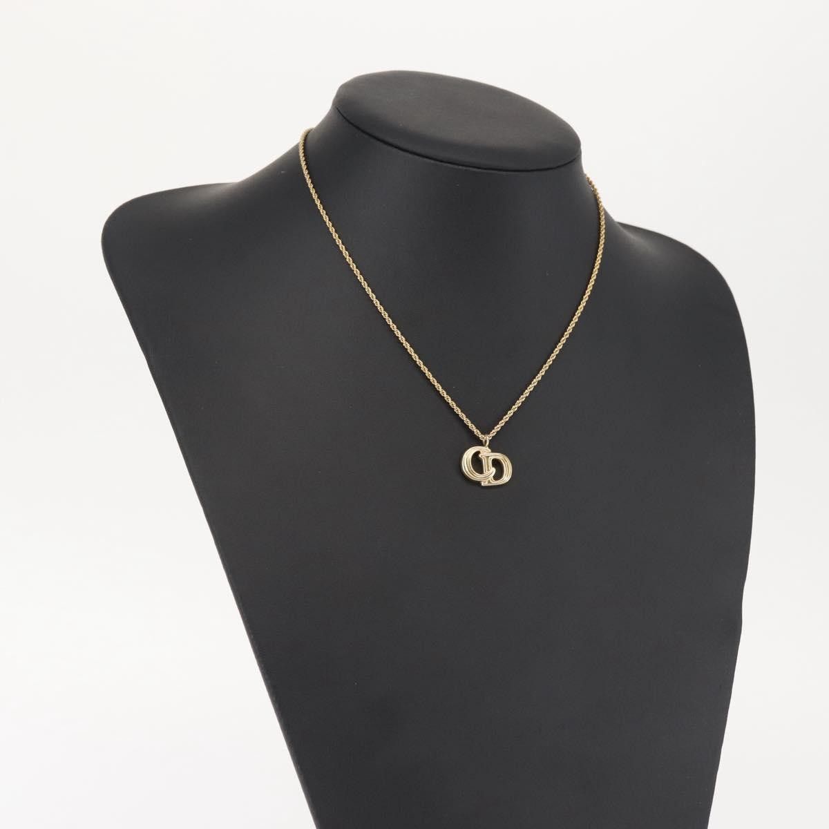 Dior Christian Dior CD Pendant Necklace Metal Size ONE SIZE - 14 Thumbnail