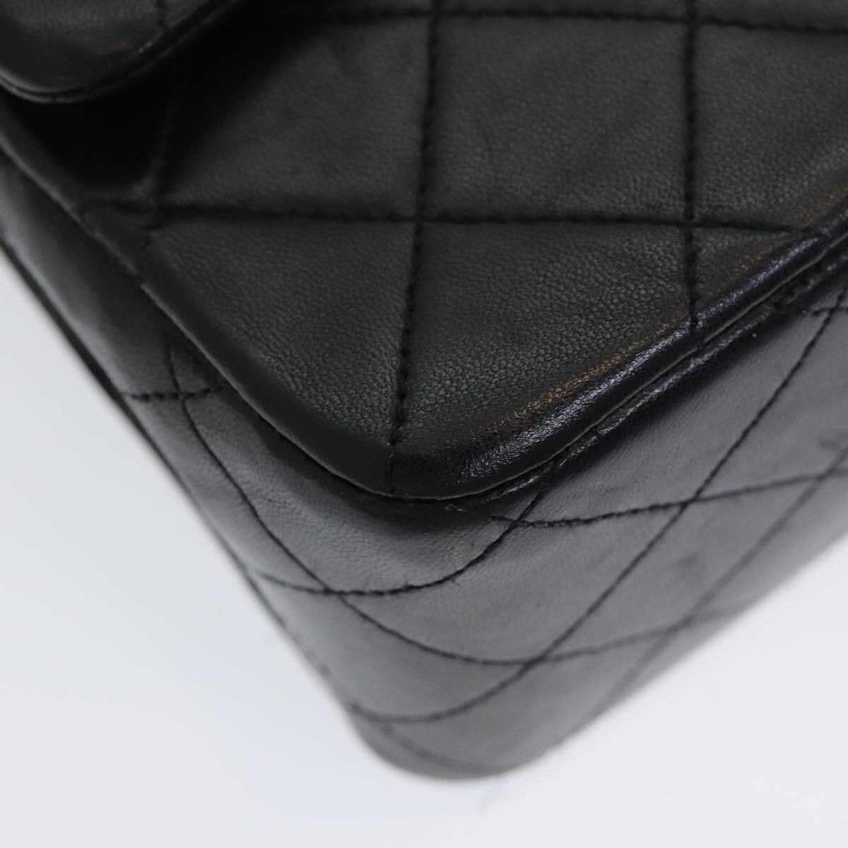 Chanel Chanel Vintage Classic Double Flap Bag Quilted Lambskin Size ONE SIZE - 16 Thumbnail