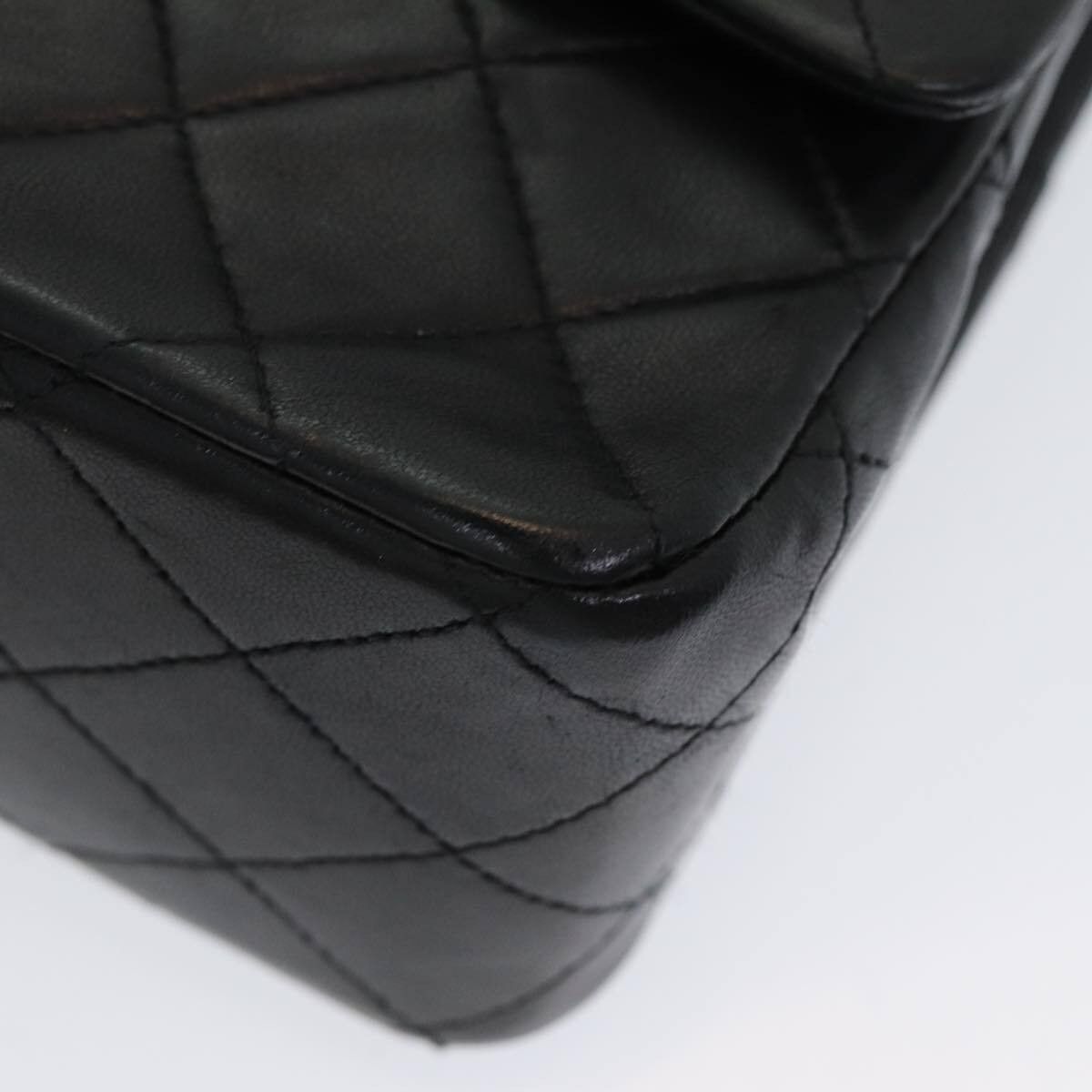 Chanel Chanel Vintage Classic Double Flap Bag Quilted Lambskin Size ONE SIZE - 15 Thumbnail