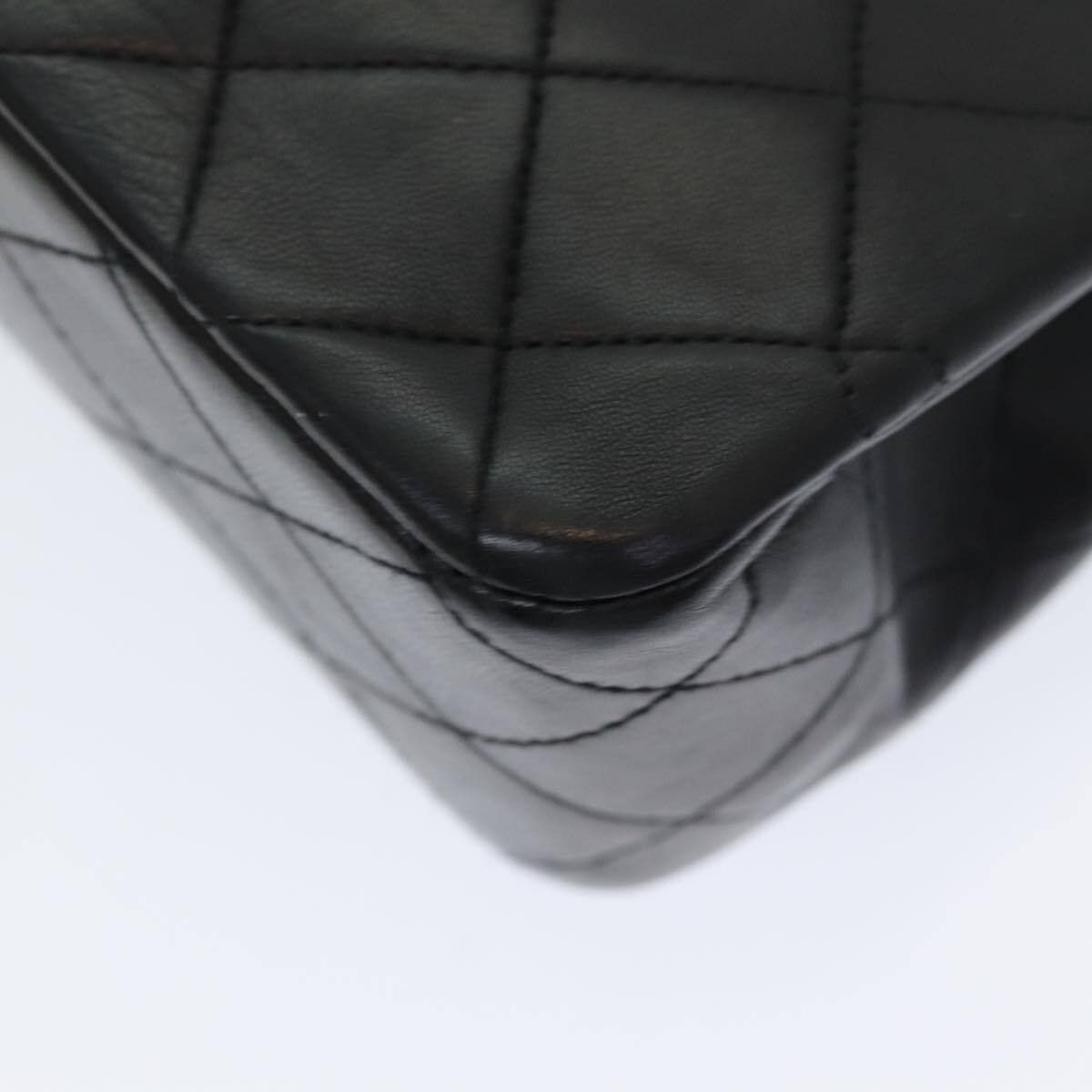 Chanel Chanel Vintage Classic Double Flap Bag Quilted Lambskin Size ONE SIZE - 17 Thumbnail