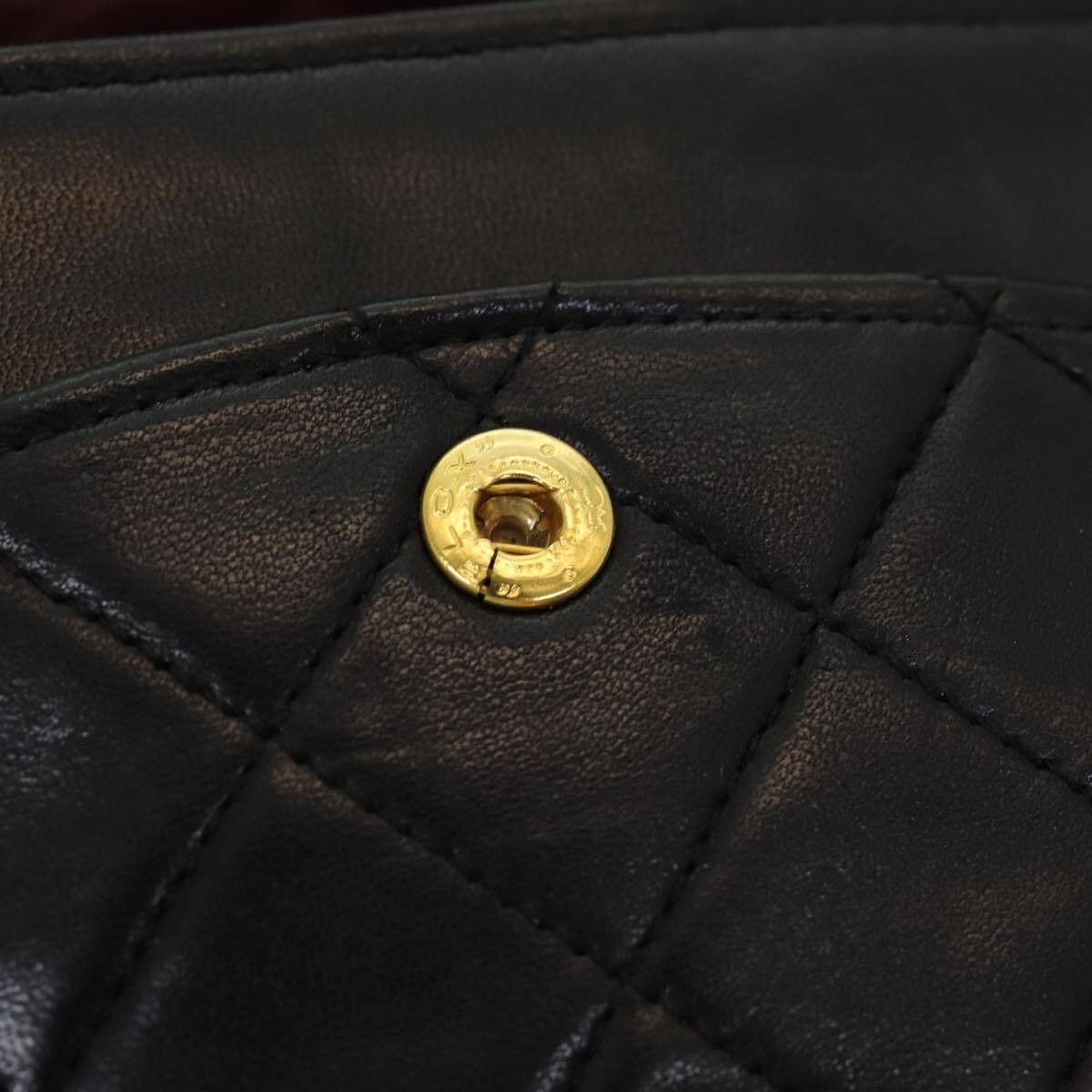 Chanel Chanel Vintage Classic Double Flap Bag Quilted Lambskin Size ONE SIZE - 8 Thumbnail