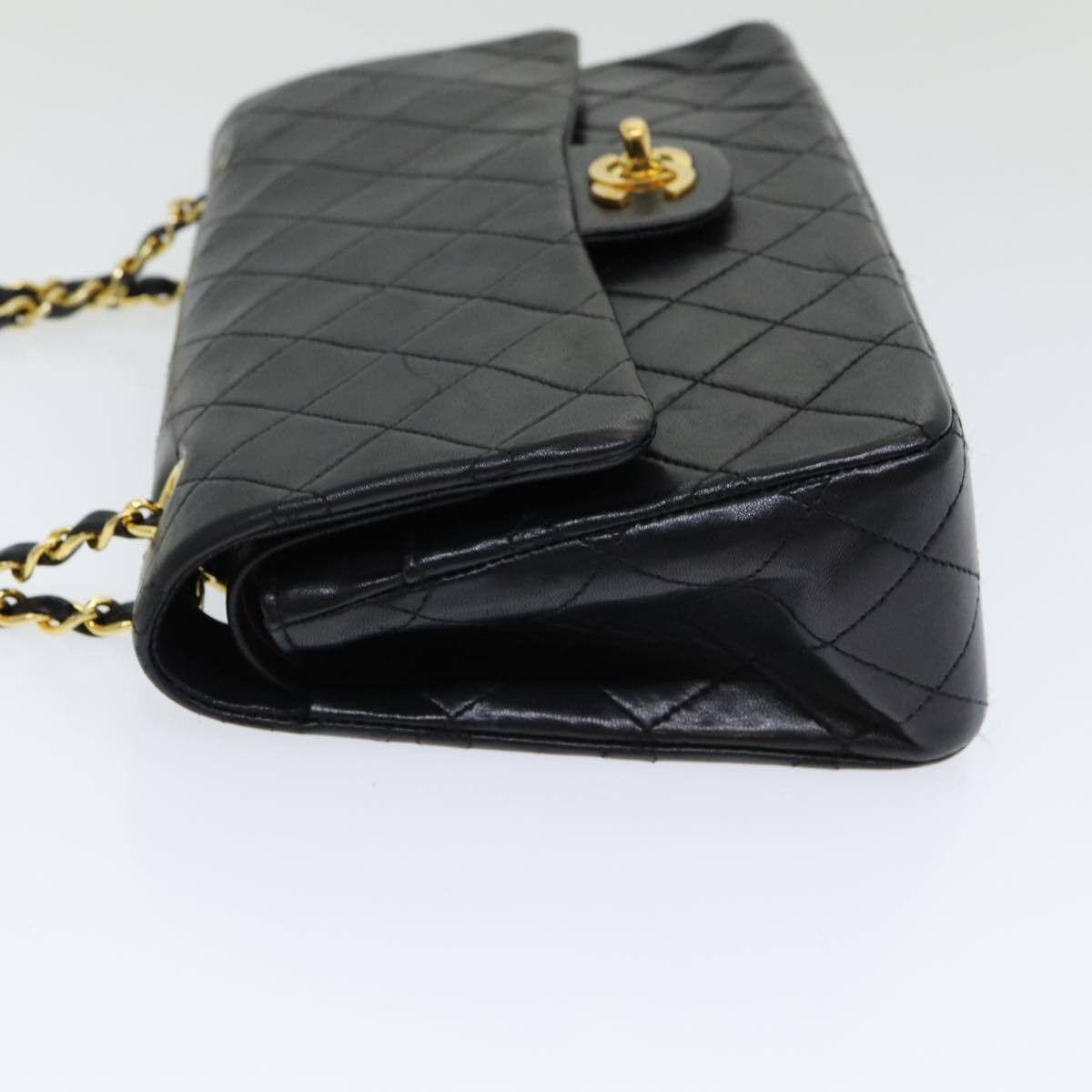 Chanel Chanel Vintage Classic Double Flap Bag Quilted Lambskin Size ONE SIZE - 3 Thumbnail