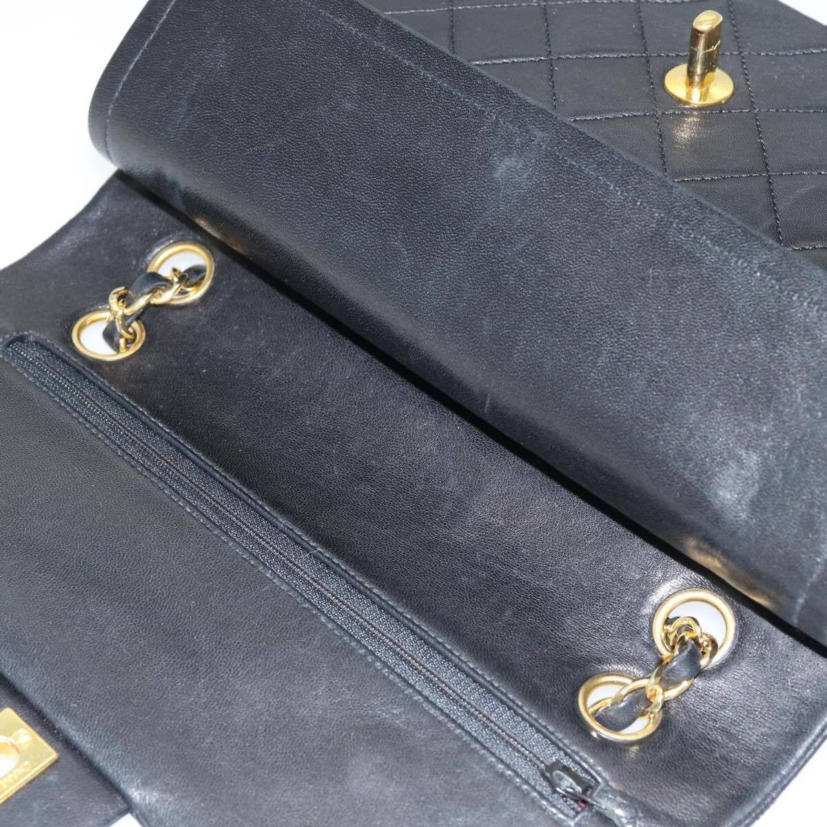 Chanel Chanel Vintage Classic Double Flap Bag Quilted Lambskin Size ONE SIZE - 21 Thumbnail