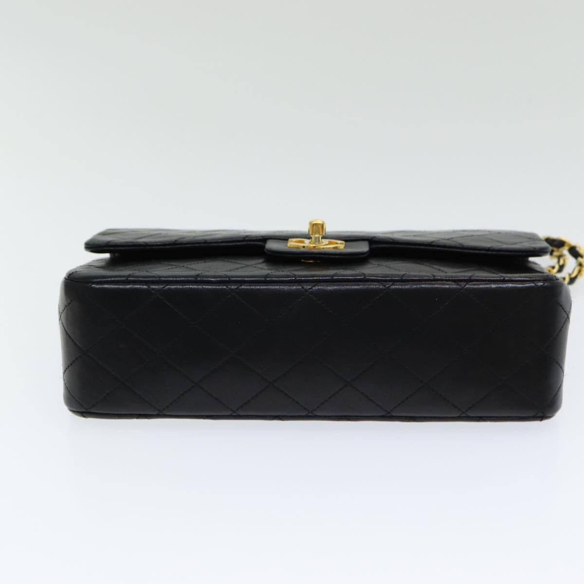 Chanel Chanel Vintage Classic Double Flap Bag Quilted Lambskin Size ONE SIZE - 5 Thumbnail