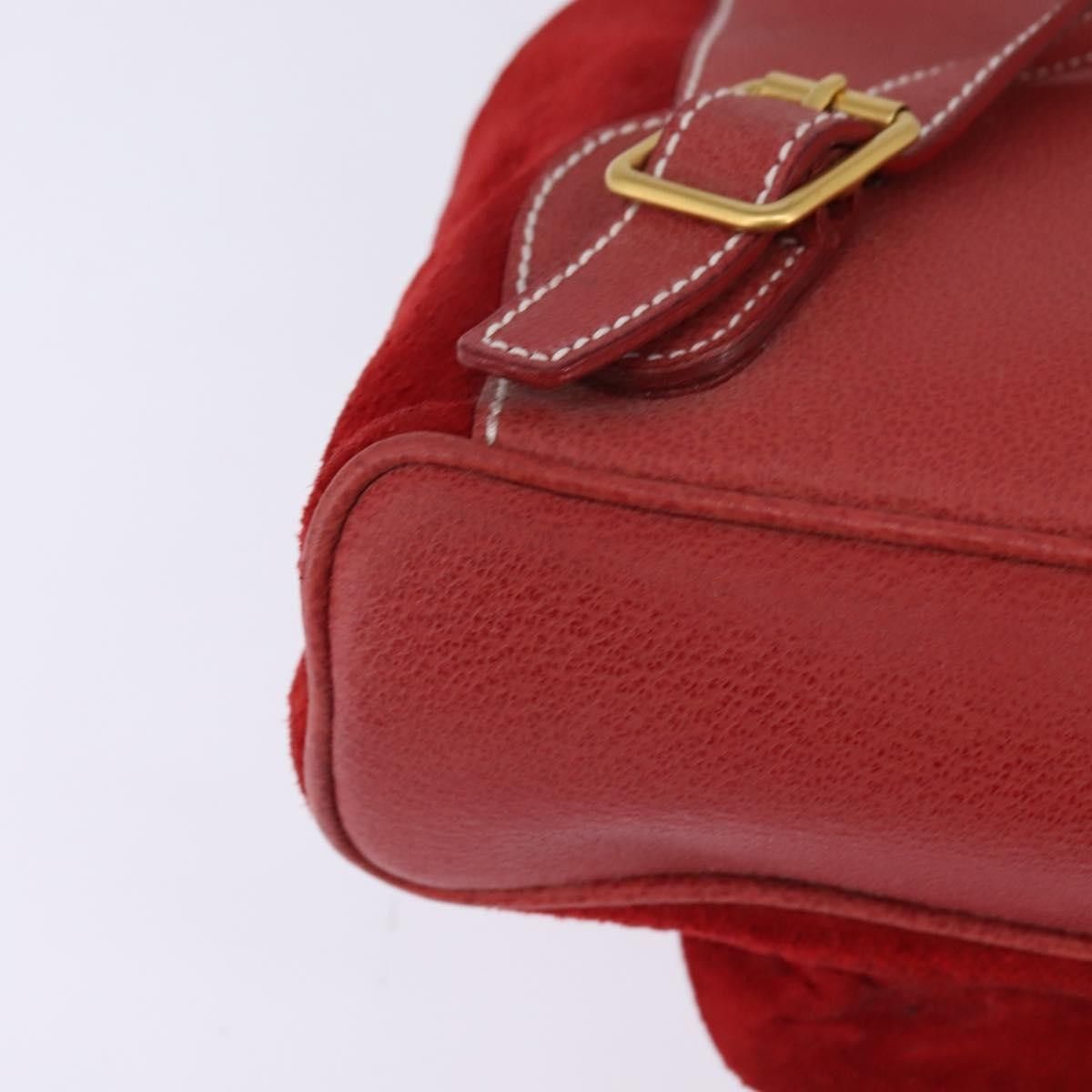 Gucci Gucci Vintage Bamboo Backpack Suede Size ONE SIZE - 10 Thumbnail