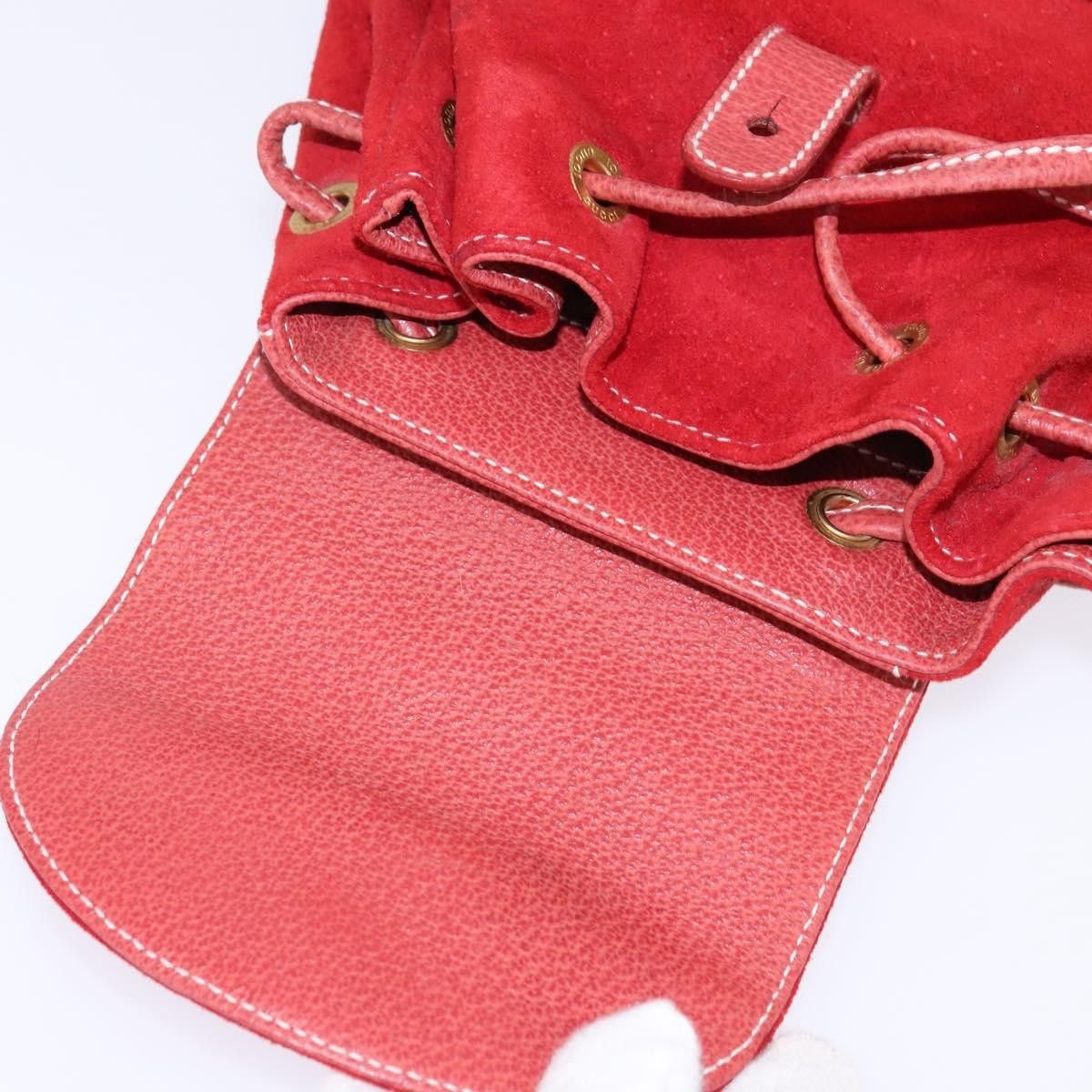 Gucci Gucci Vintage Bamboo Backpack Suede Size ONE SIZE - 22 Thumbnail